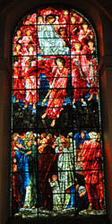 'Ascension' window in the cathedral, by Burne-Jones